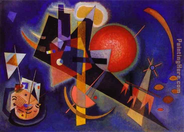 In Blue painting - Wassily Kandinsky In Blue art painting